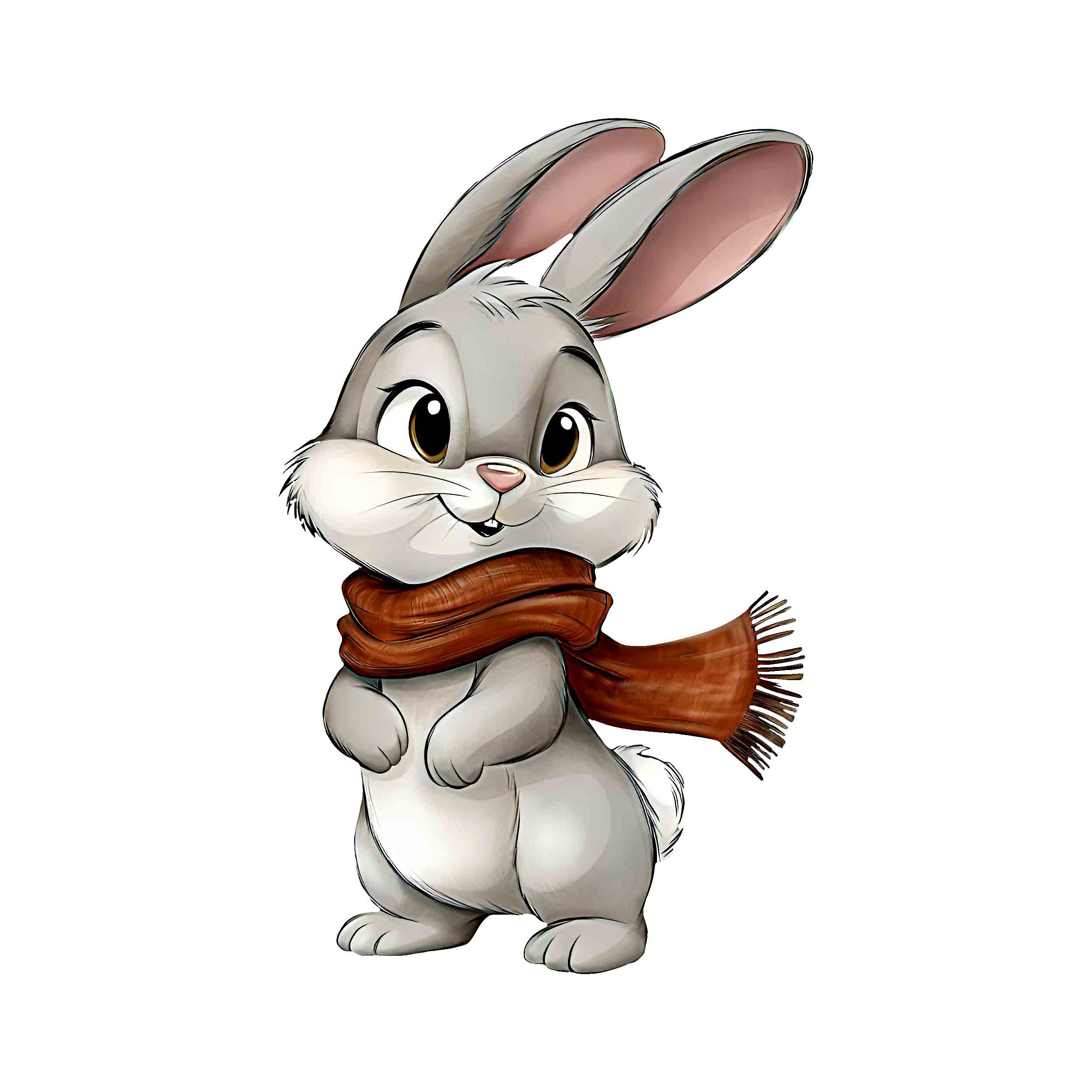 تصویر برچسب اتویی خرگوش