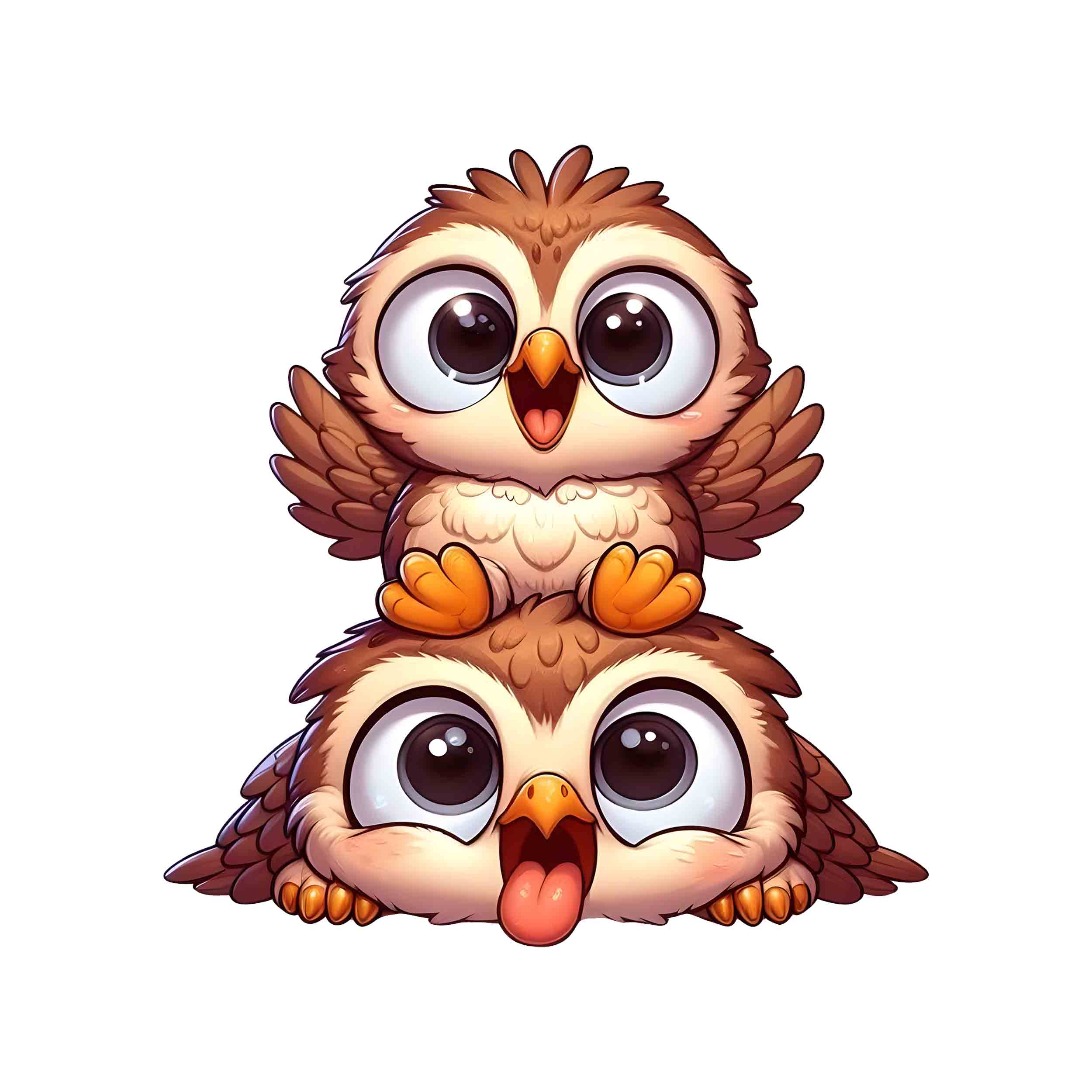 برچسب اتویی جغد