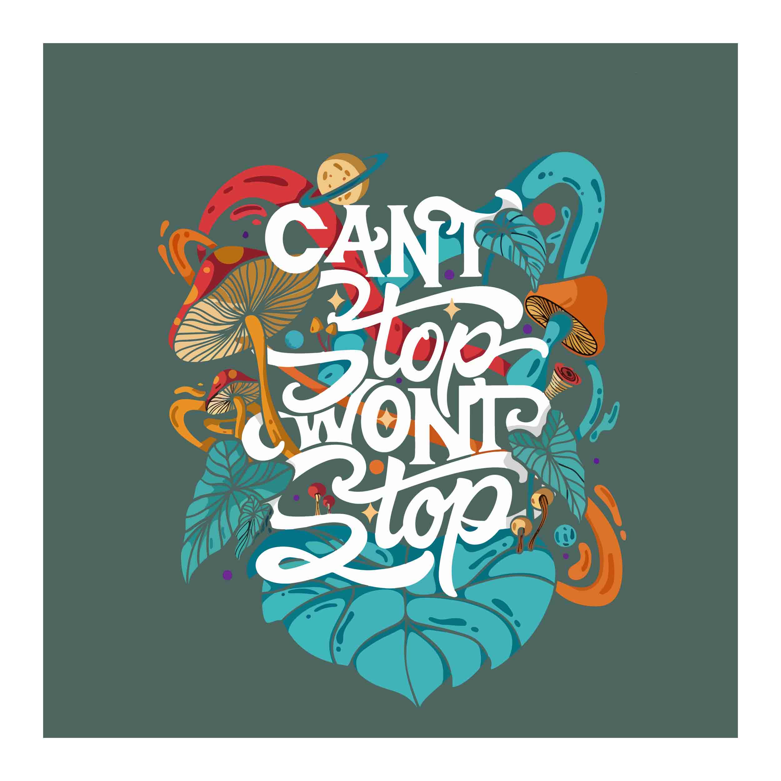 تصویر برچسب اتویی cant stop