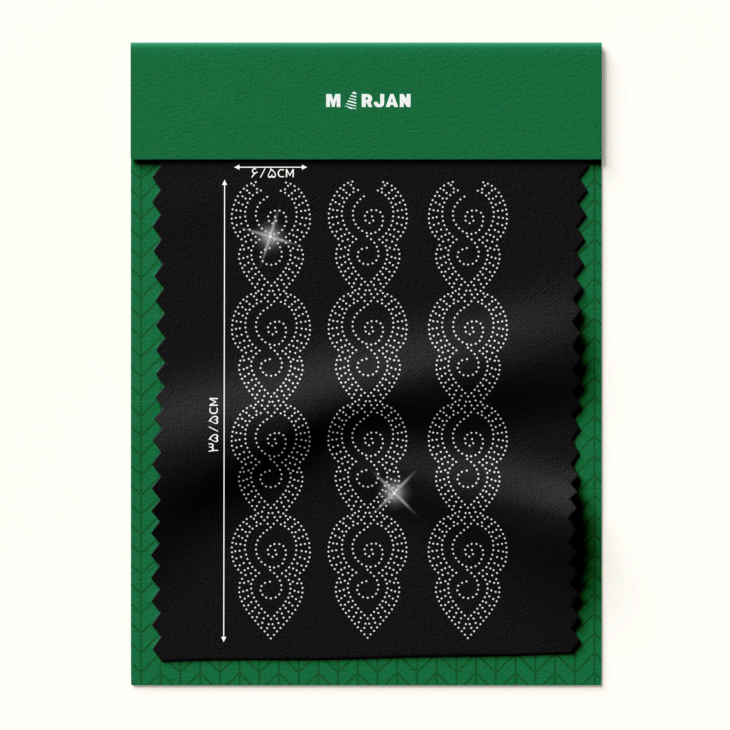 تصویر نگین حرارتی  مدل محراب نقره‌ای