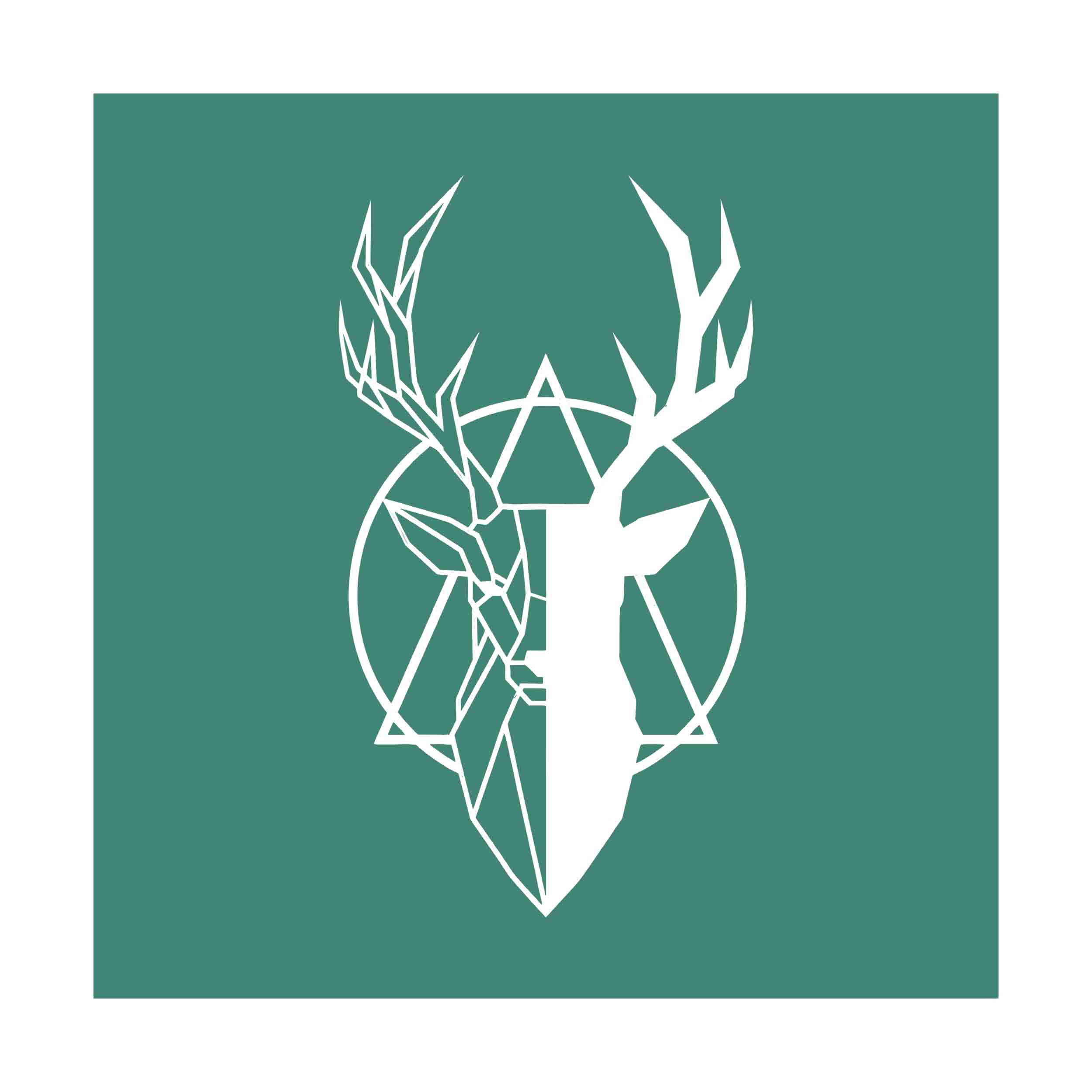 برچسب اتویی گوزن سفید