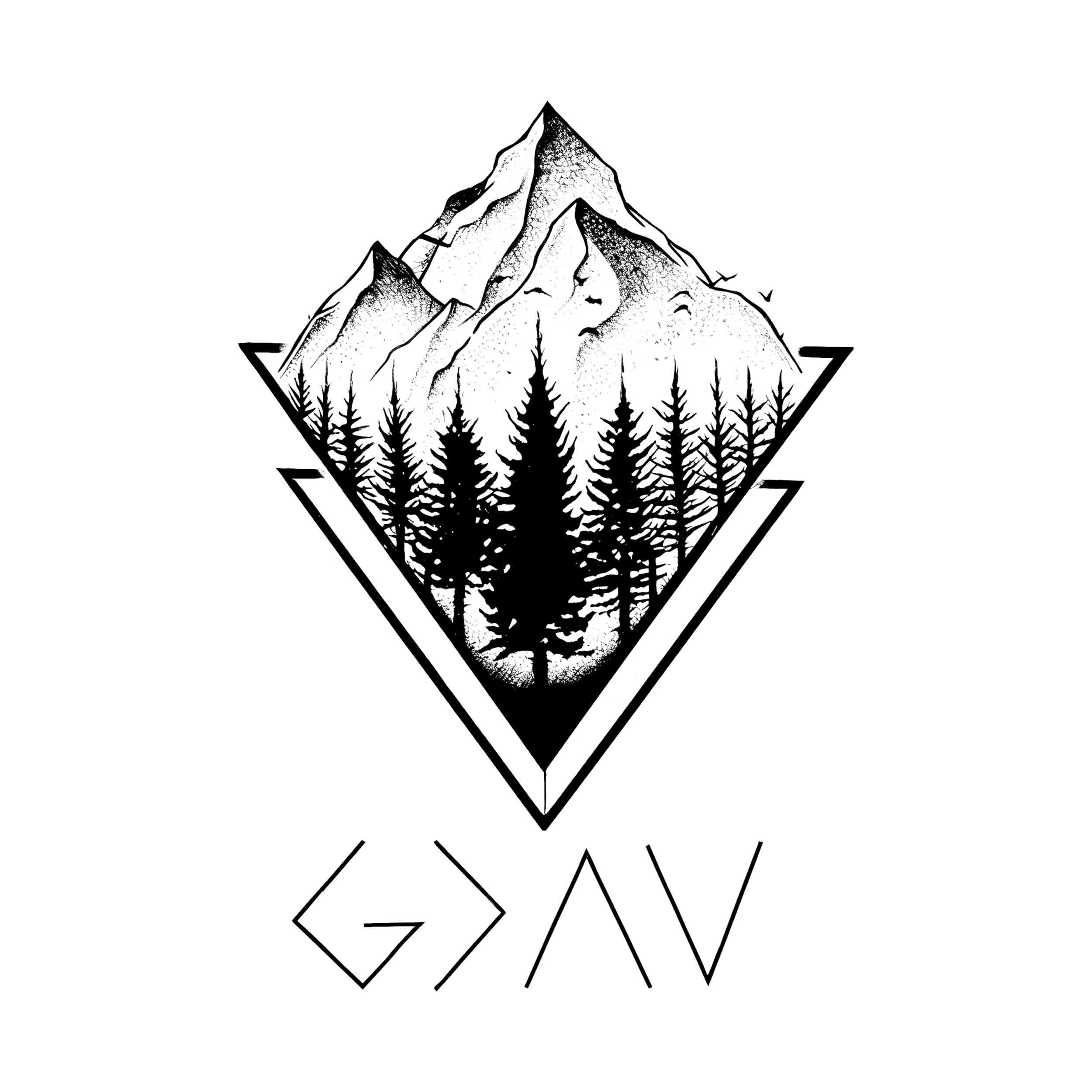 تصویر برچسب اتویی کوه مشکی