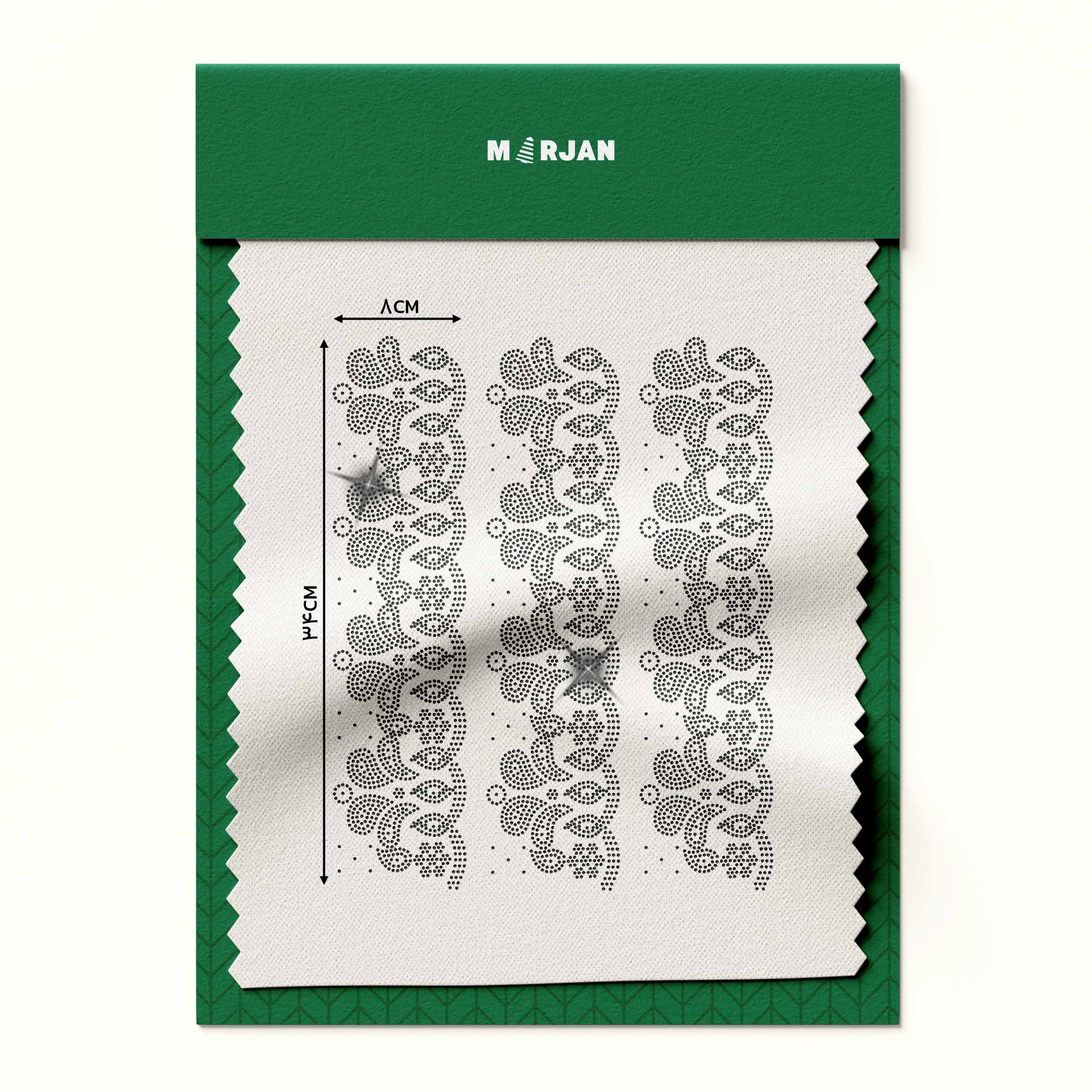 تصویر نگین حرارتی  جغه مشکی