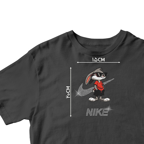 ترکیب برچسب و نگین اتویی مدل باگز‌بانی خرگوش