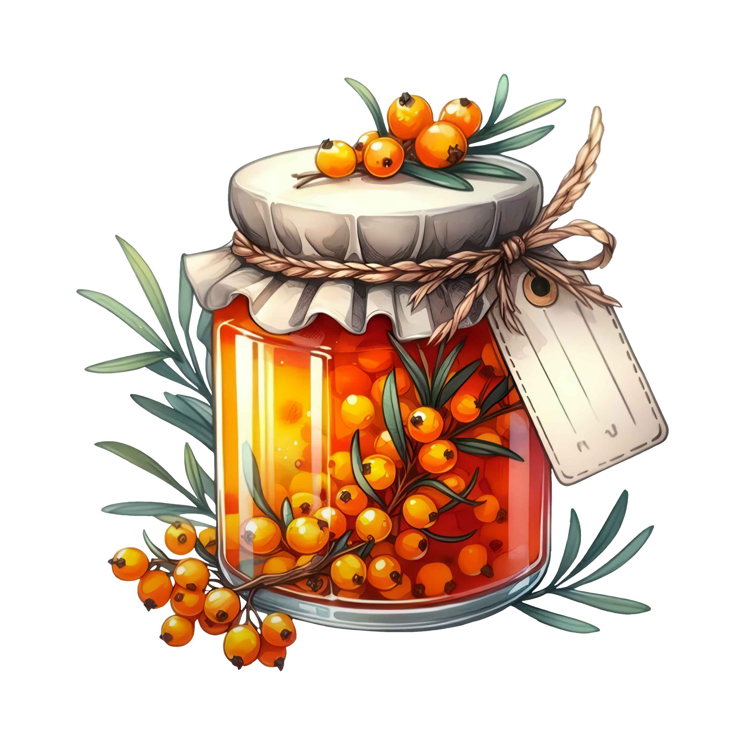 تصویر برچسب اتویی شیشه مربا