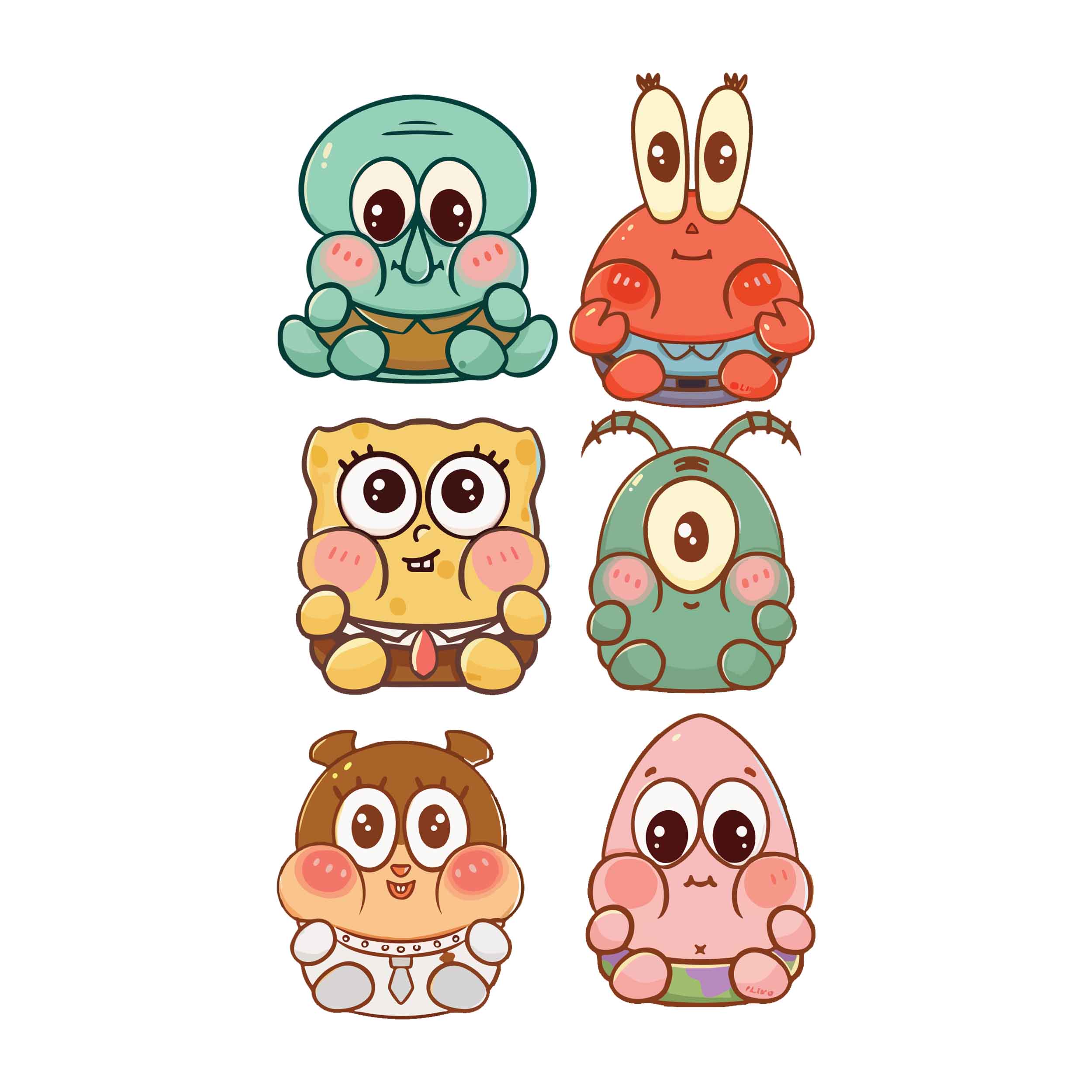 برچسب اتویی باب اسفنجی