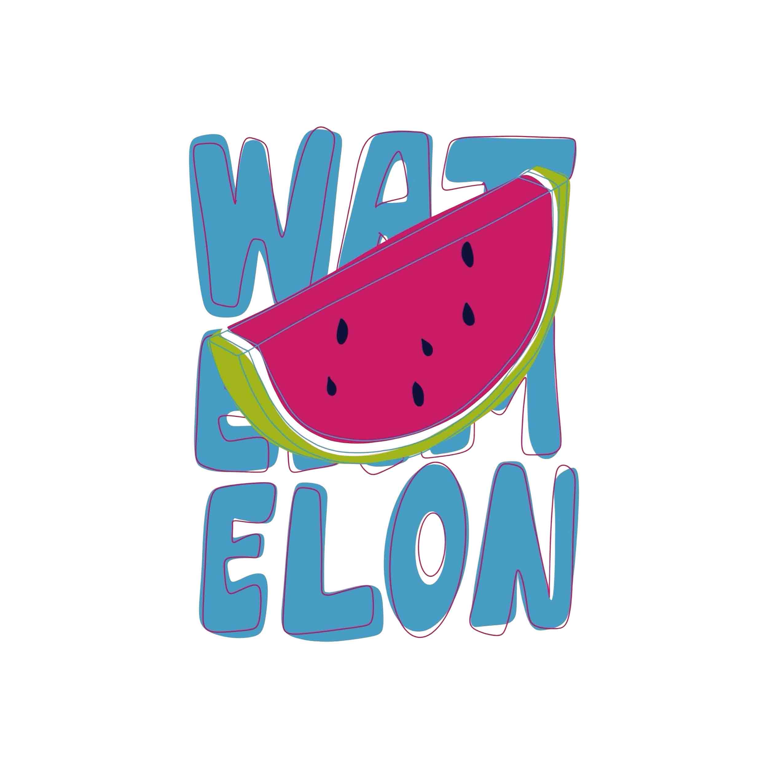 برچسب اتویی مدل هندوانه