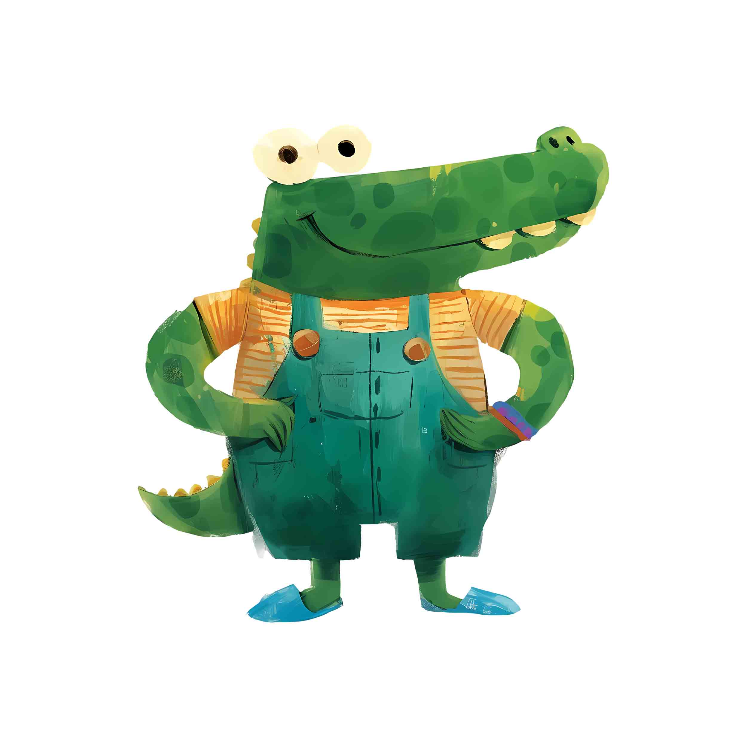 برچسب اتویی تمساح