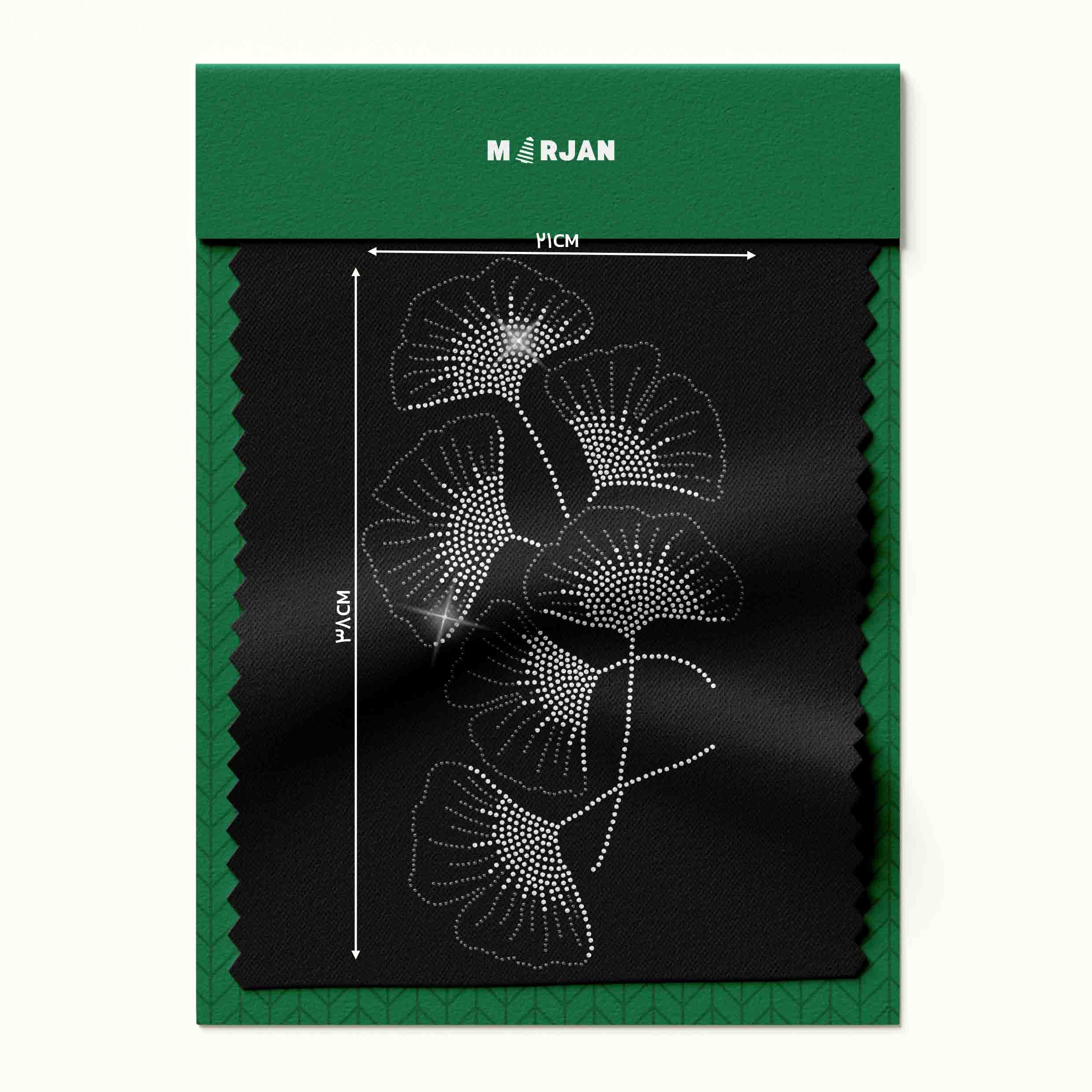 نگین حرارتی  قاصدک دودی نقره‌ای