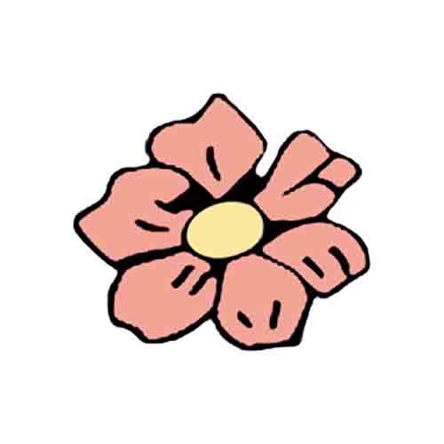 تصویر برچسب اتویی گل رز