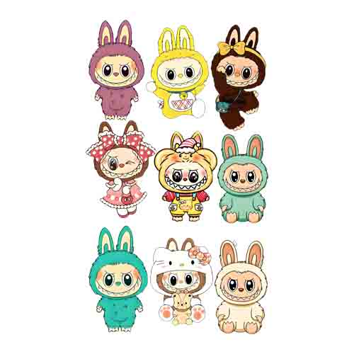 پک برچسب اتویی لبوبو