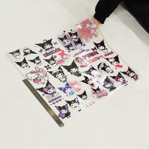 تصویر برچسب اتویی نیم متری کرومی