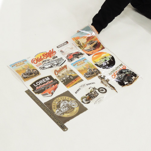 تصویر برچسب اتویی نیم متری مدل آفرود