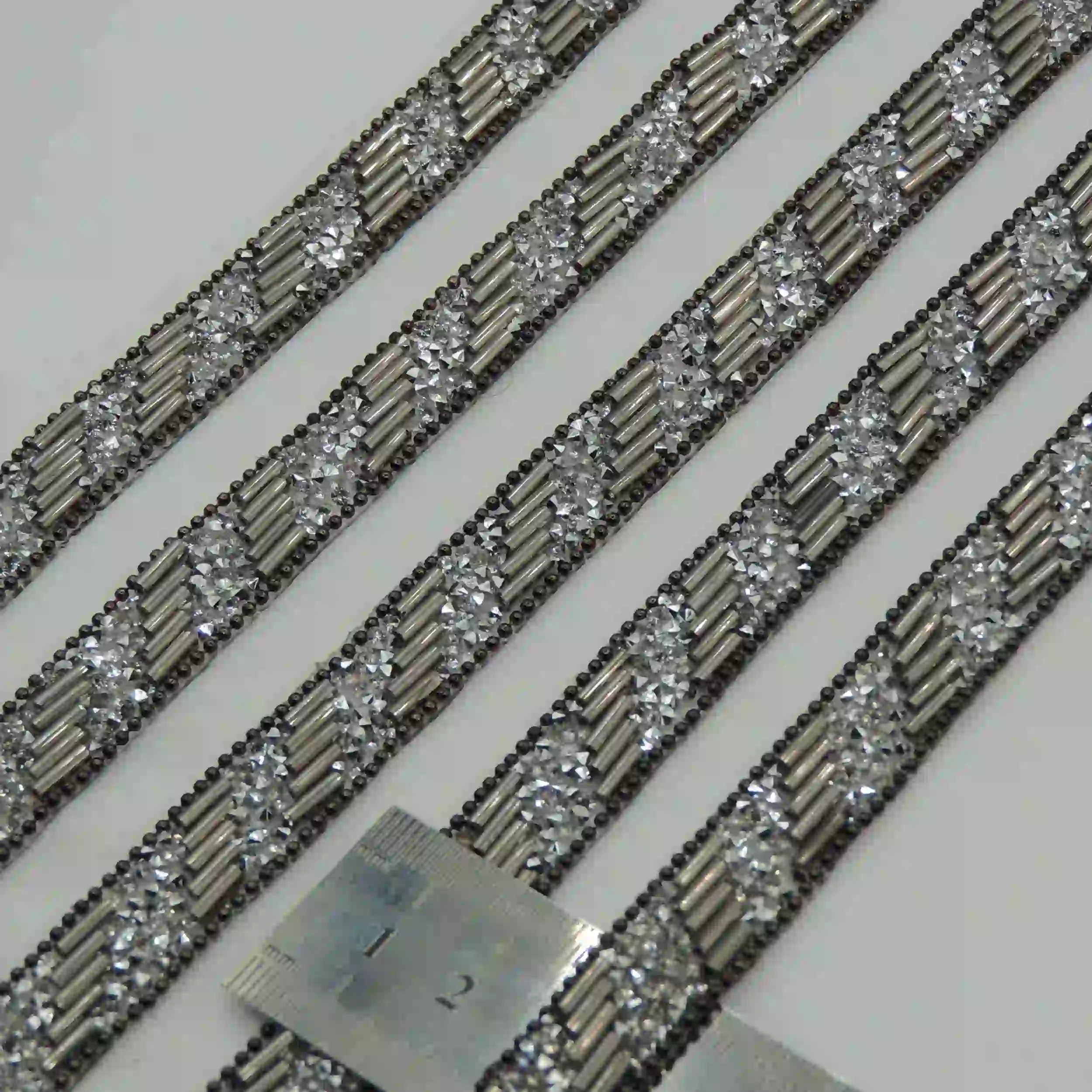 نقره ای نوار لواشکی کج راه خرید و قیمت رنگ2