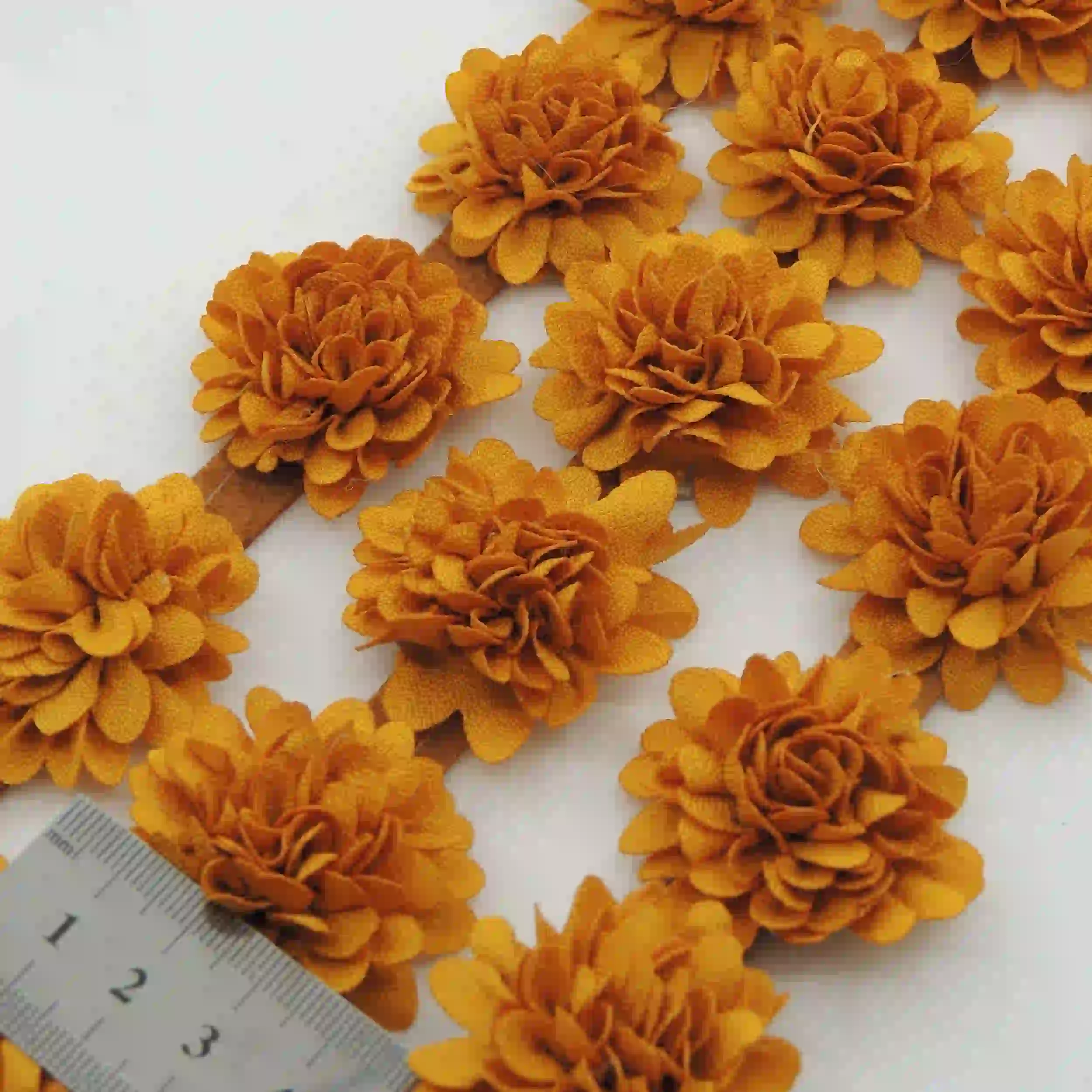 زرد نوار گل متری داوودی خرید و قیمت رنگ3