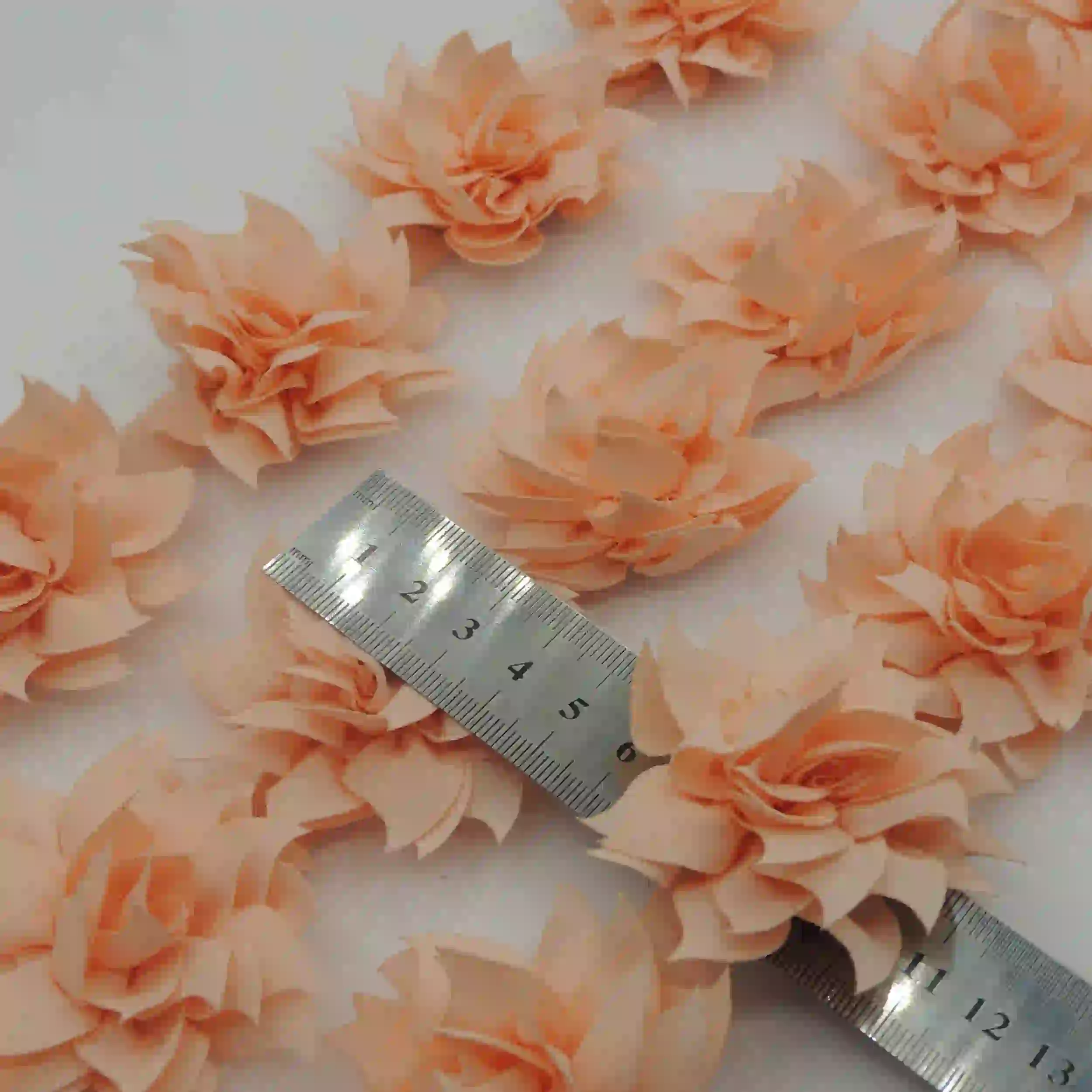 سفید نوار گل متری تزئینی لباس خرید و قیمت رنگ4