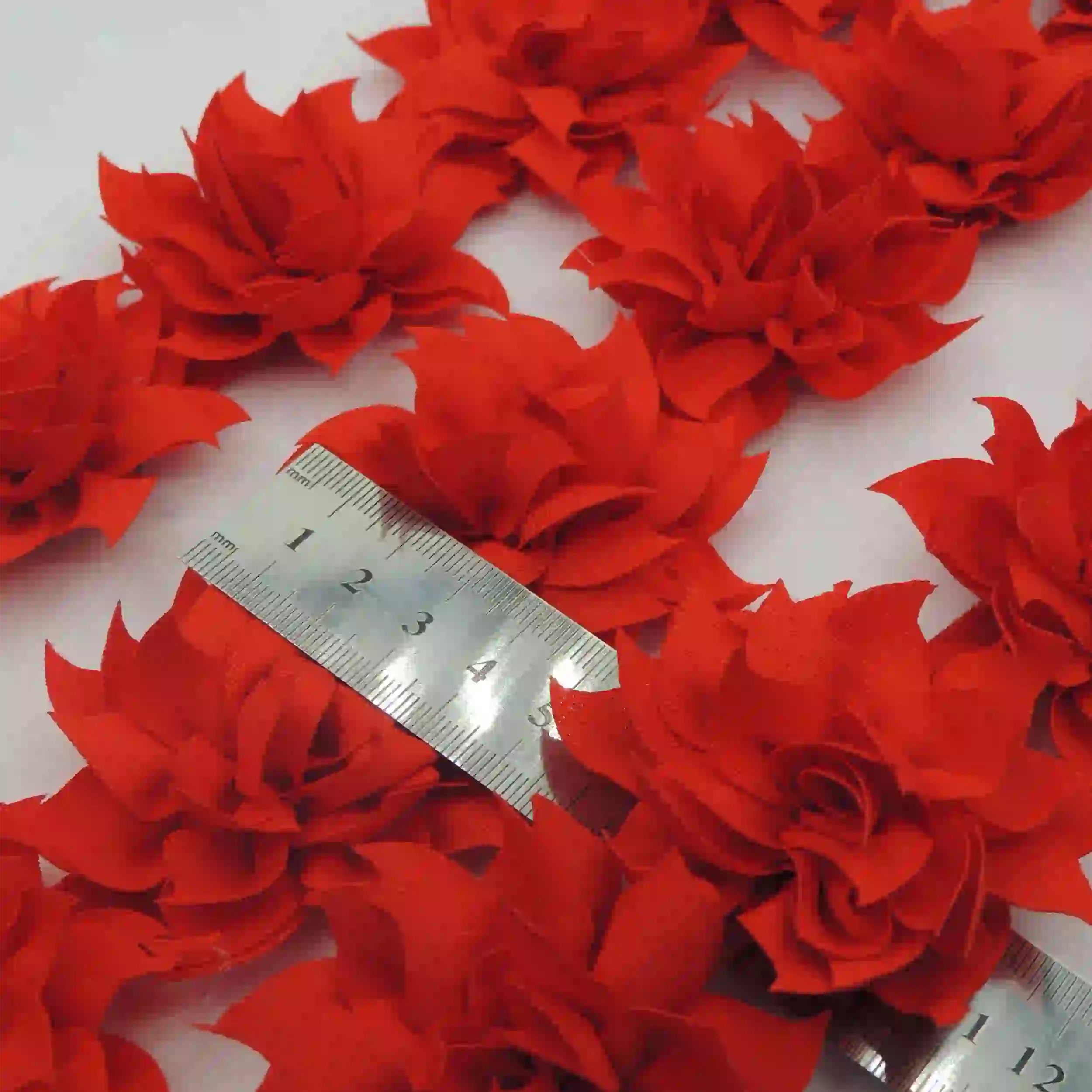 سفید نوار گل متری تزئینی لباس خرید و قیمت رنگ7