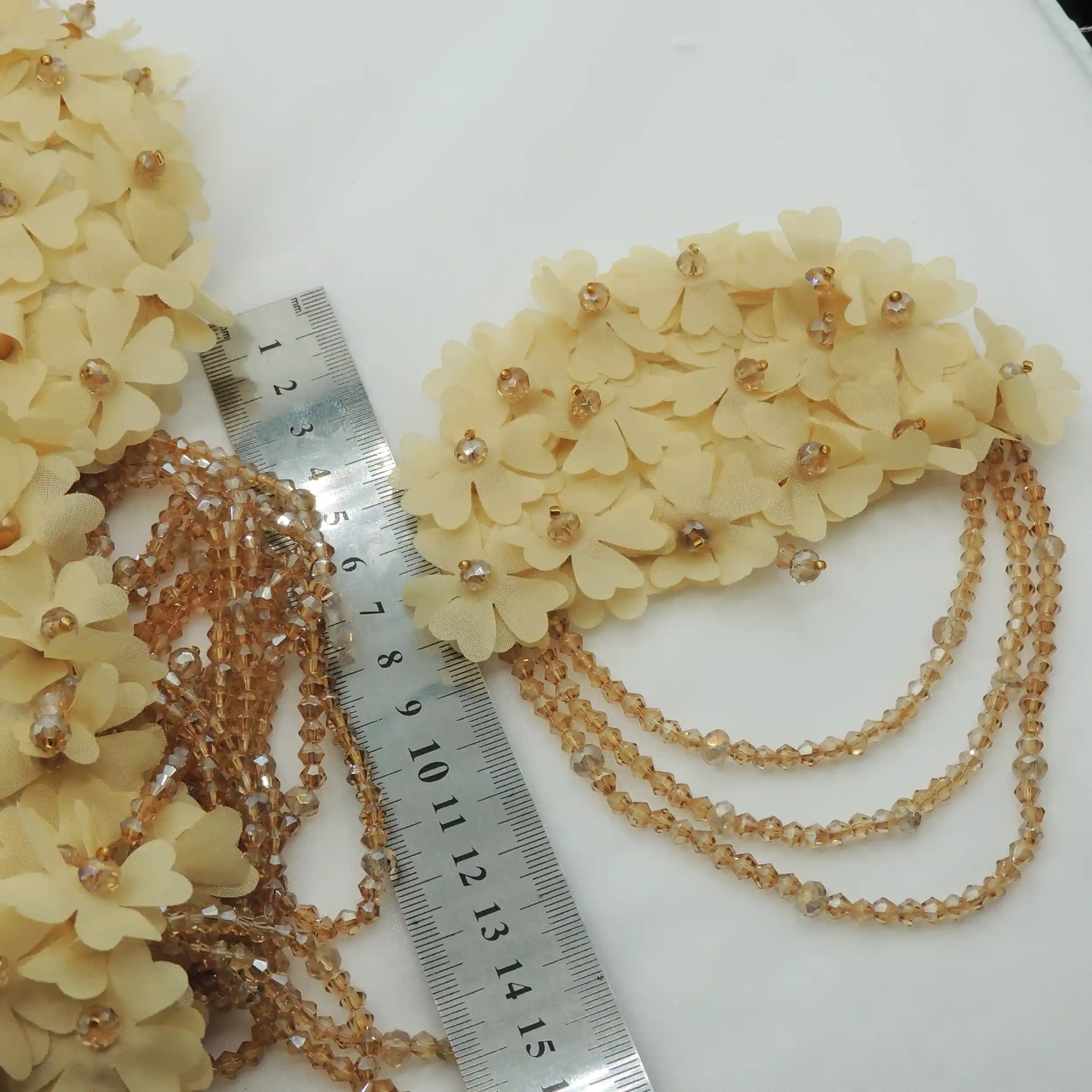 سبز تیره سردوشی لباس مجلسی گل و کریستال خرید و قیمت رنگ1